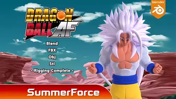 Goku Super Saiyan 5 - Dragon Ball AF