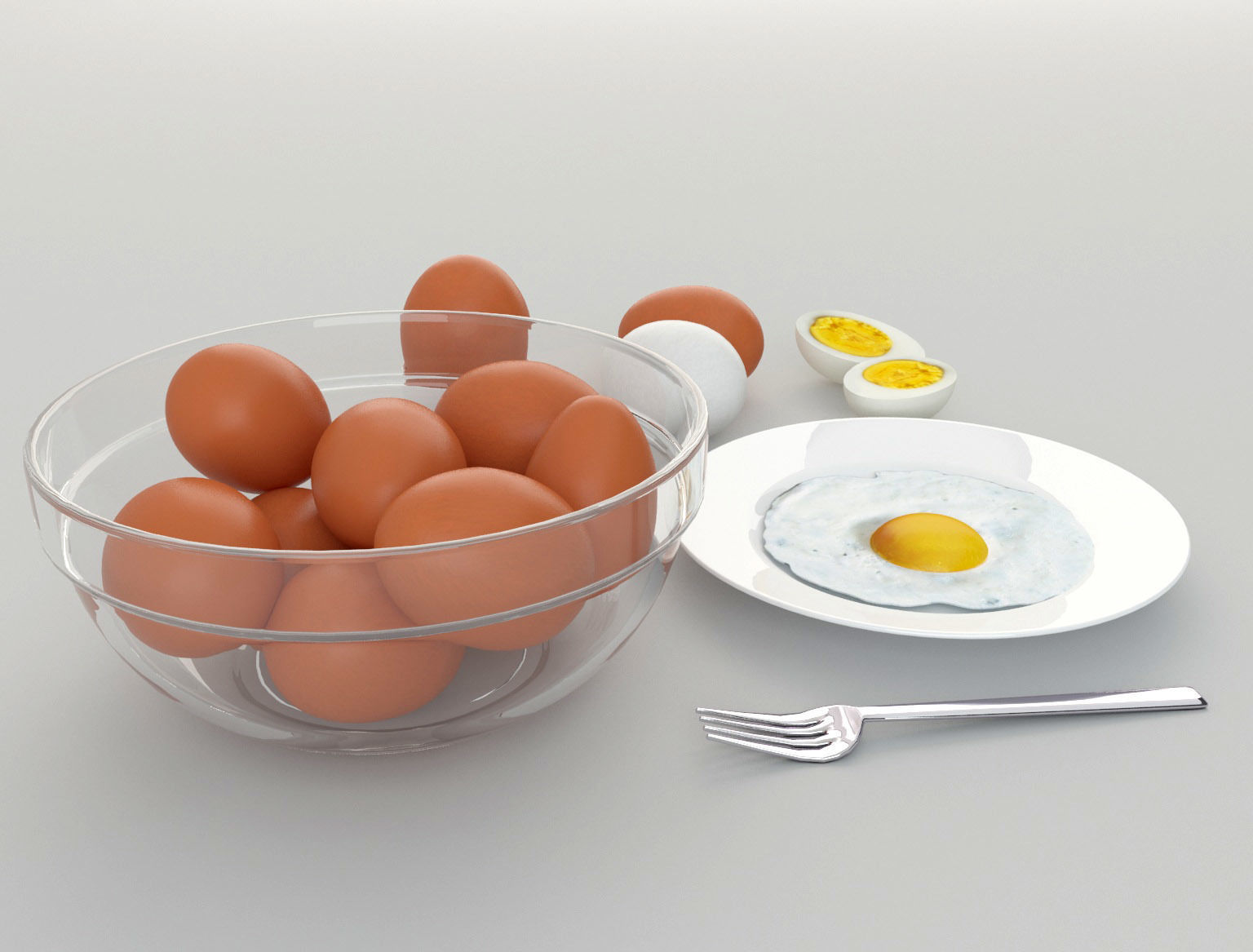 Eggs Pack 3D model_3