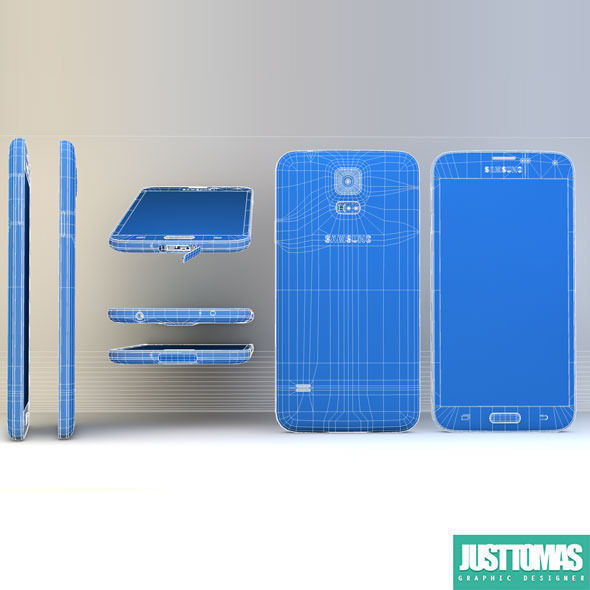 Samsung Galaxy S5 3D model_6