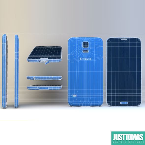 Samsung Galaxy S5 3D model_5