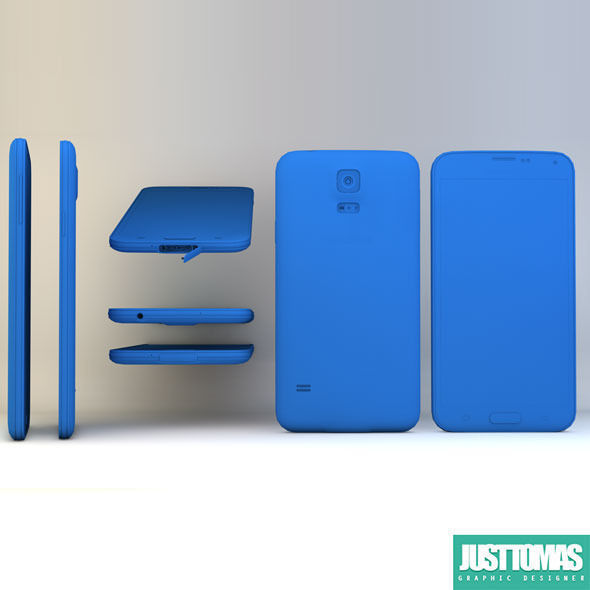 Samsung Galaxy S5 3D model_3