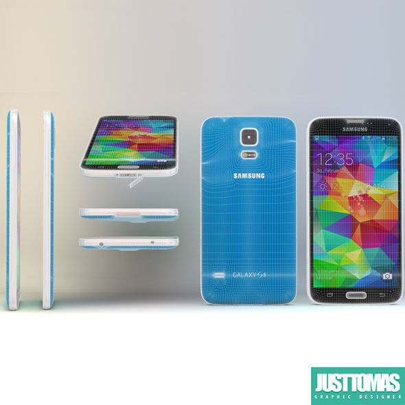 Samsung Galaxy S5 3D model_2