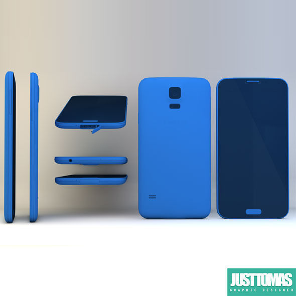 Samsung Galaxy S5 3D model_4