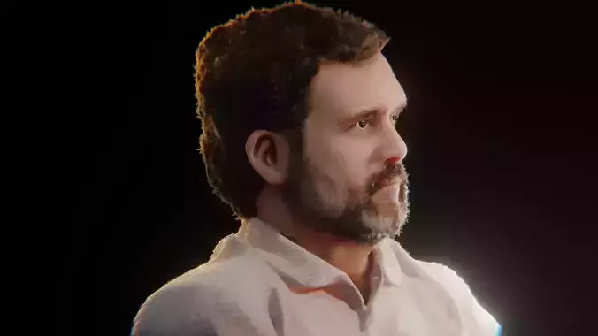 Rahul Gandhi Realistic 3D face