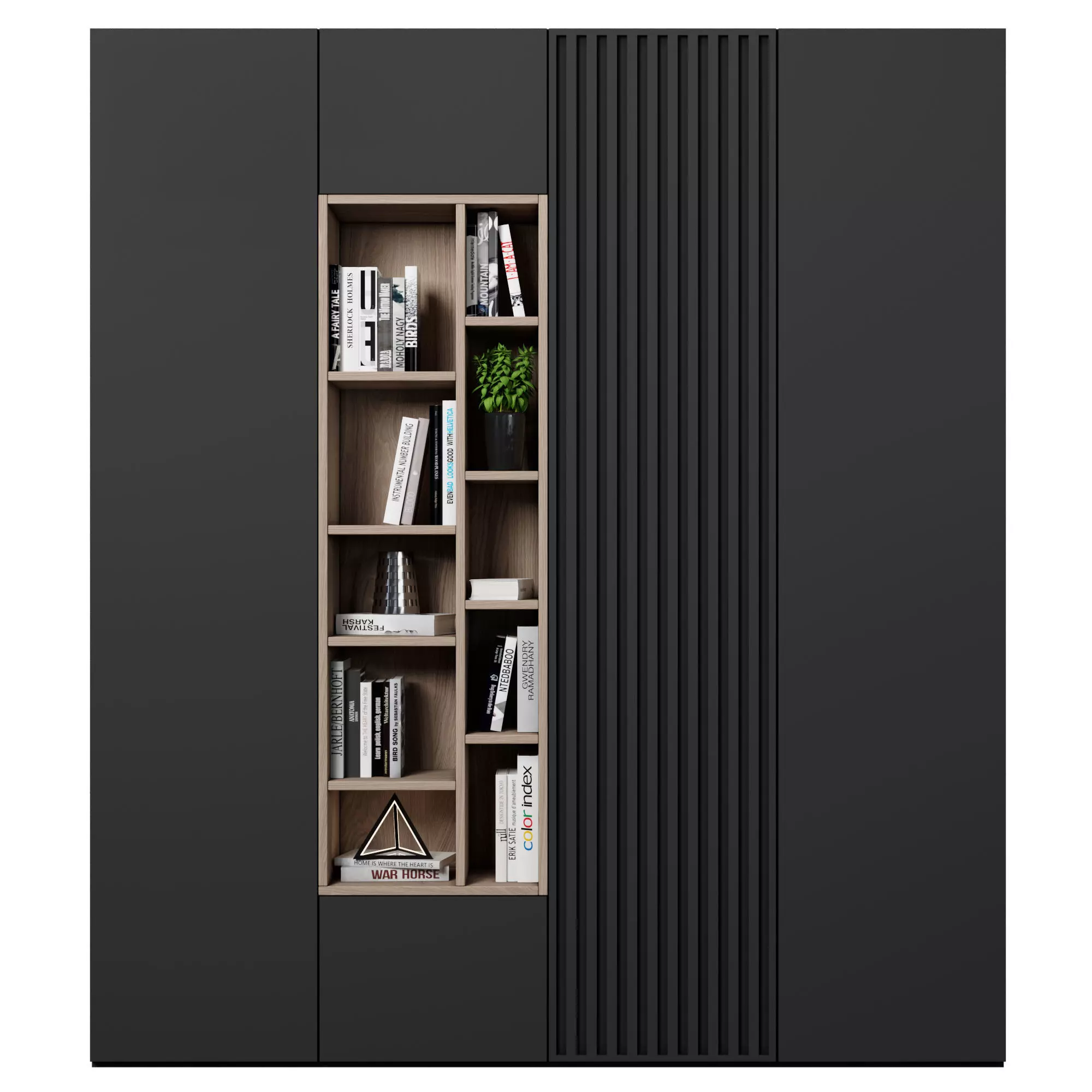 Cabinet with shelves 61 3D model