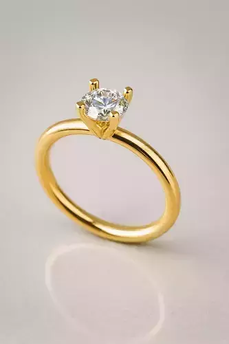 Solitaire engagement rings Model 8224