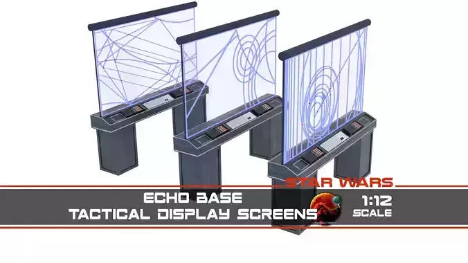 Tactical Dispay Screen 1-12 scale Blackseries