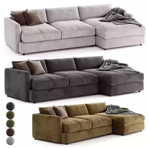 Lounge Deep 2 Piece Sectional Sofa