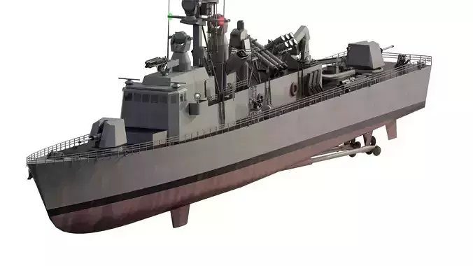 US NAVY GUIDED MISSILE PATROL BOAT