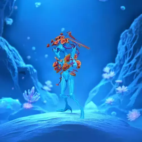 Floral Alien Creature model pack