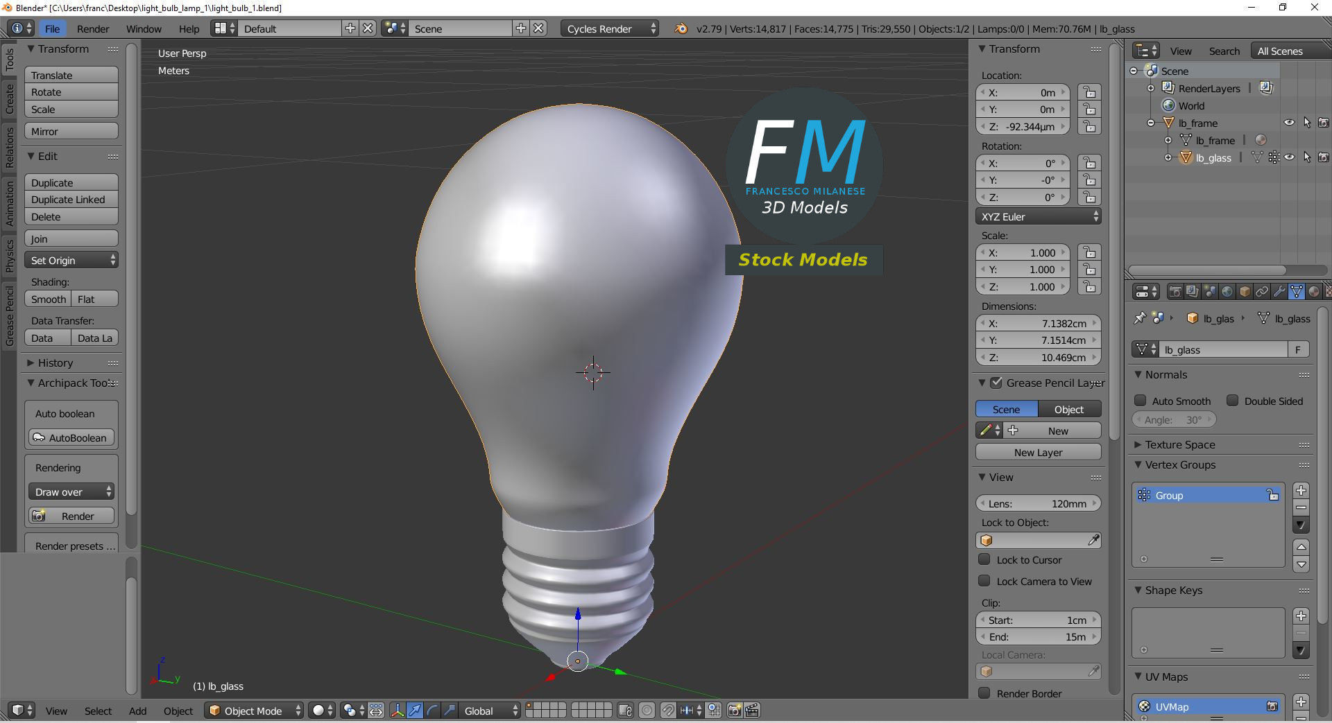 Light bulb 1 3D model_9