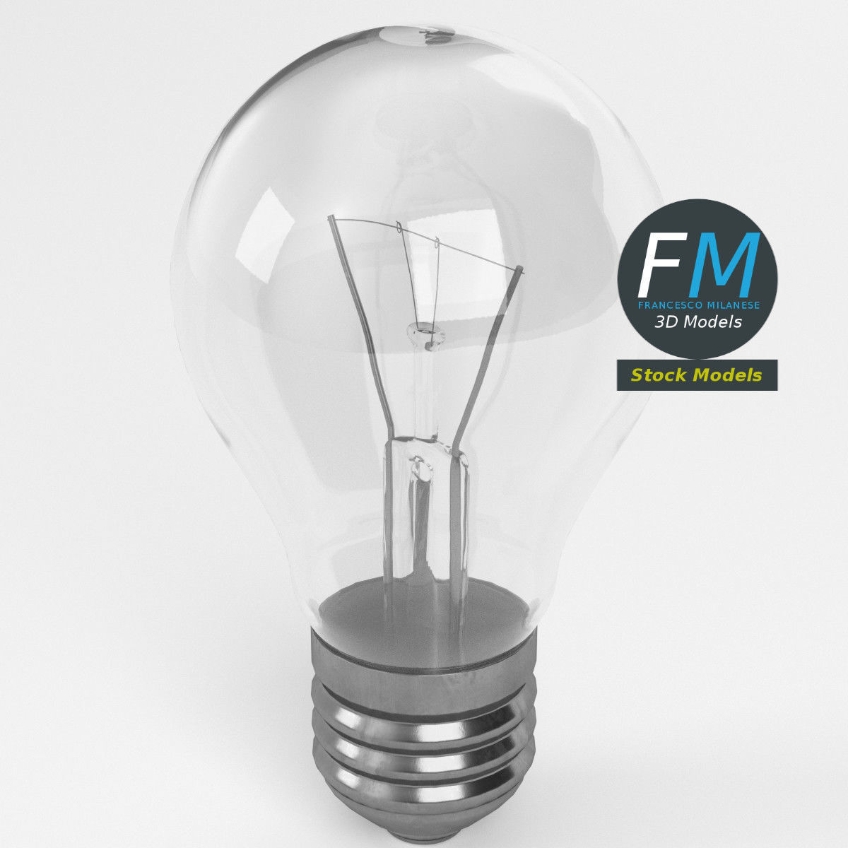 Light bulb 1 3D model_2