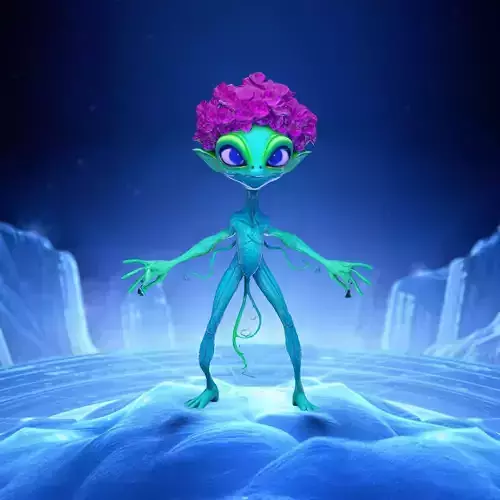 Flower Crown Alien model pack