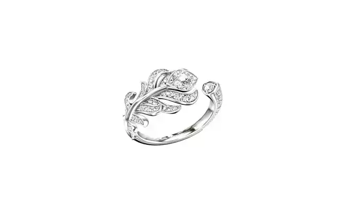 BOUCHERON - PLUME DE PAON - RING 