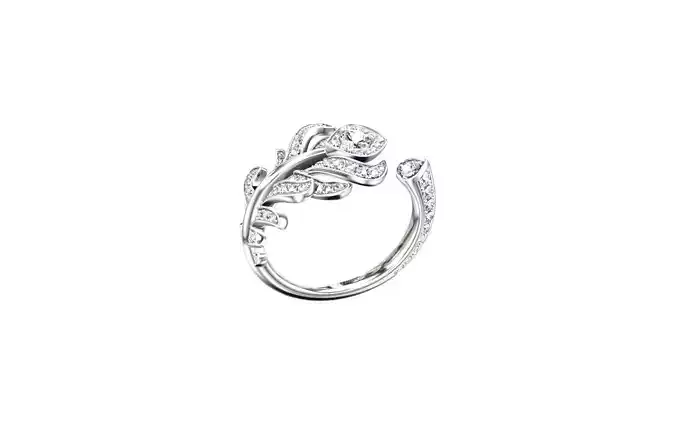 BOUCHERON - PLUME DE PAON - RING - SMALL