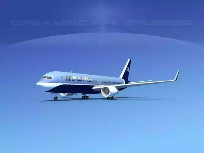 Boeing 767-300 Universal Charters 3D model