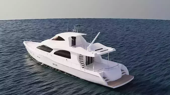 Luxury Yacht Model