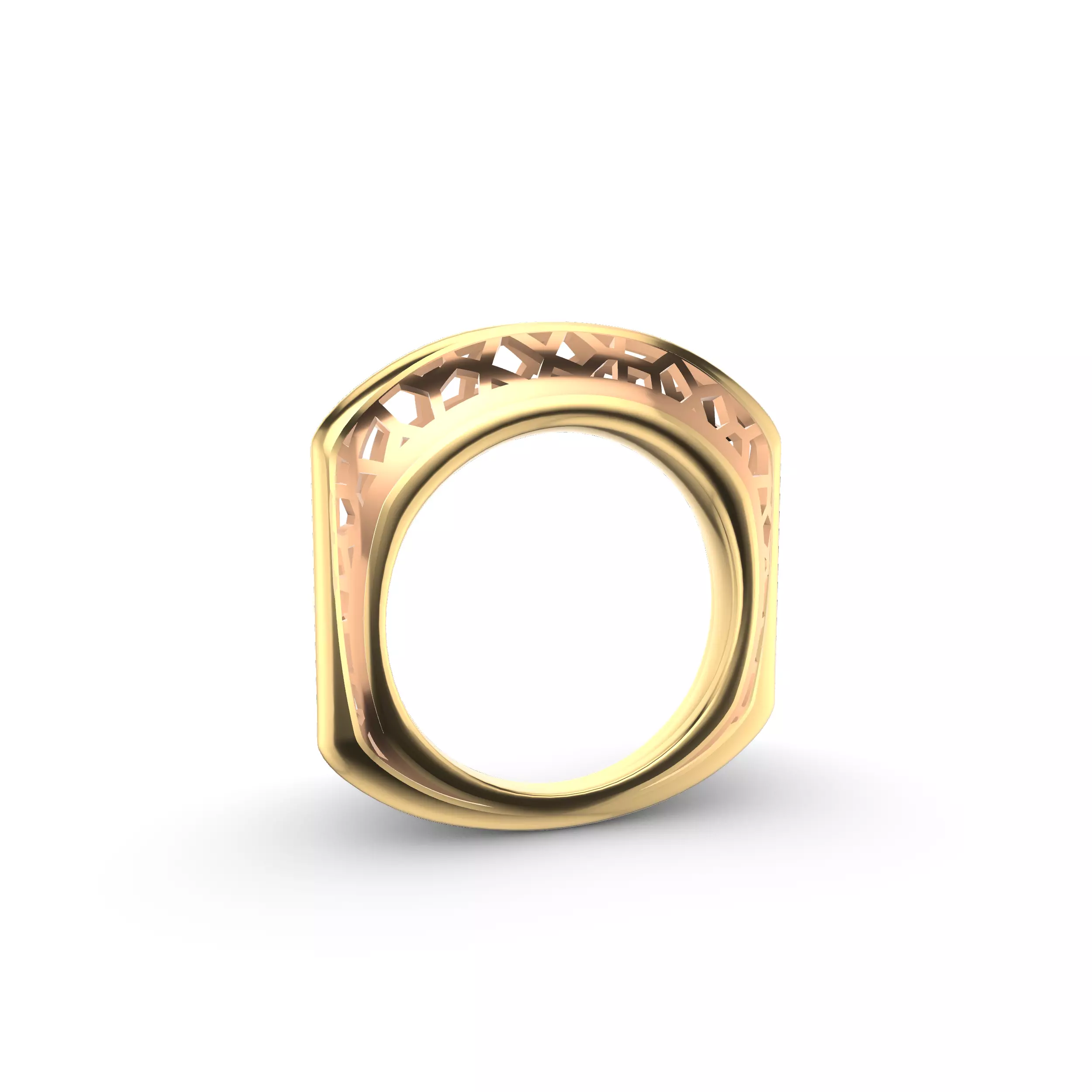 Hexa Vault ring 3D print model