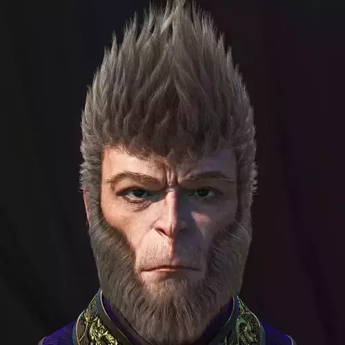 BLACK MYTH WUKONG HEAD BUST