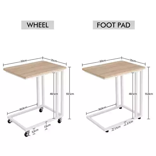 Sofa Side Table C Shaped