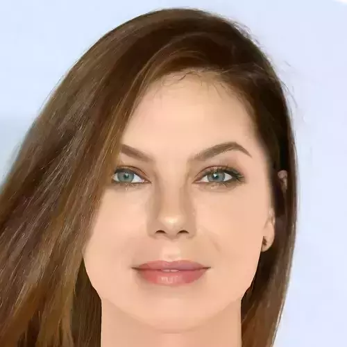 Michelle Monaghan Head - No Hair - Low poly head for game