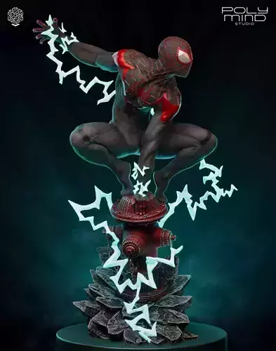 Miles morales statue