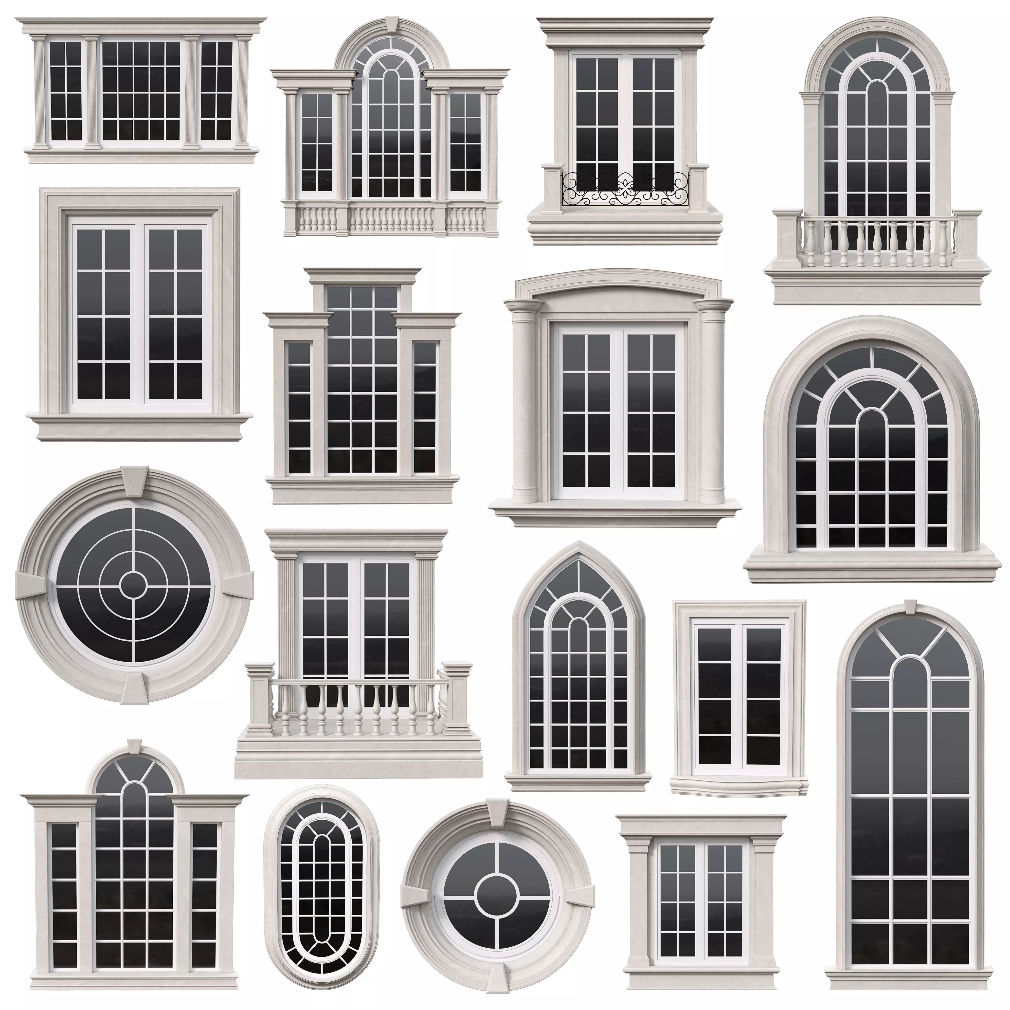 Classic Windows Collection 3D model