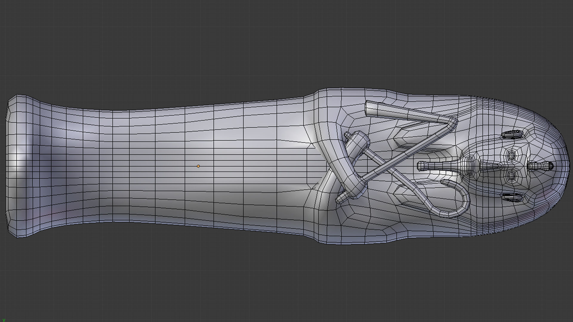 King Tutankhamun Sarcophagus - Game Ready Low-poly 3D model_8