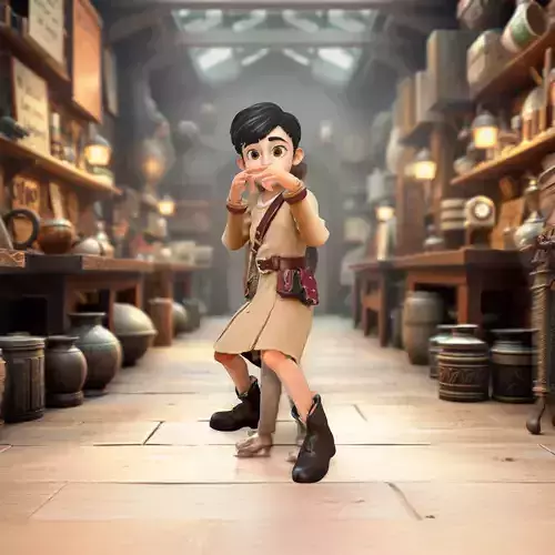 Adventurous Young Explorer model pack