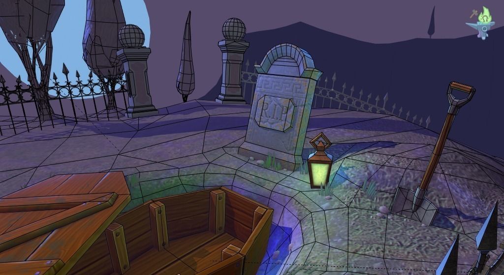 Graveyard Package Low-poly 3D model_12