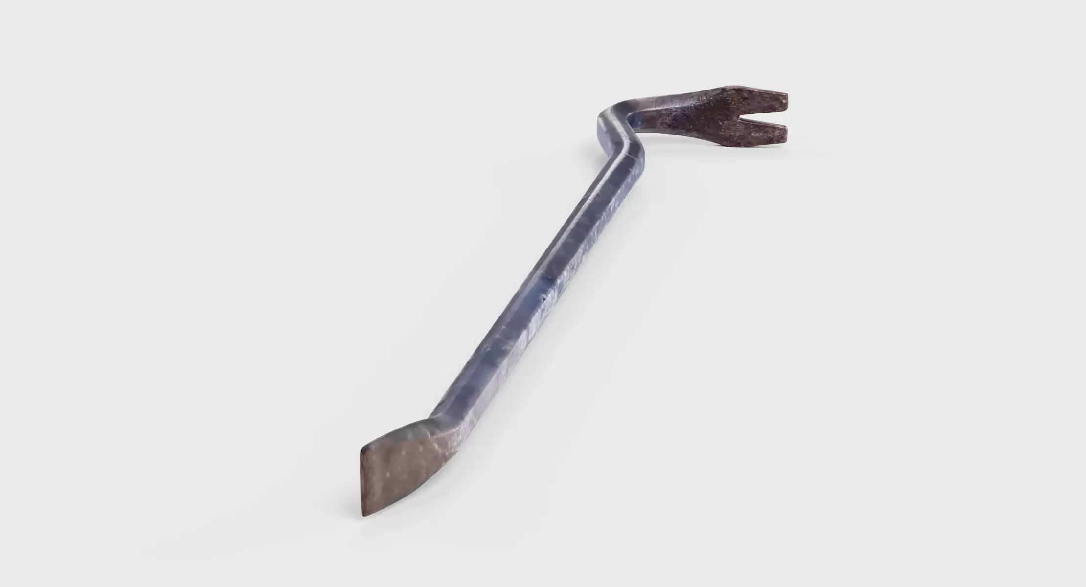 Crowbar - Worn Industrial Tool 3D model