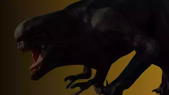 D Rex Distortus Rex Mutant Dinosaur 3D Model