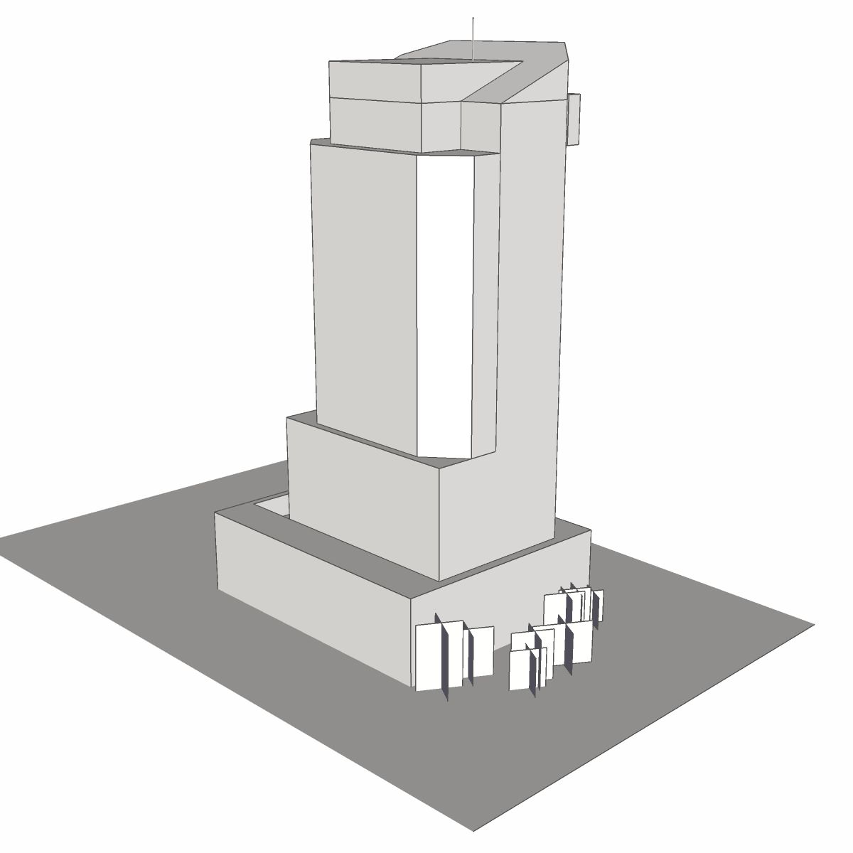 179 Turbo Street low poly 3D model_5