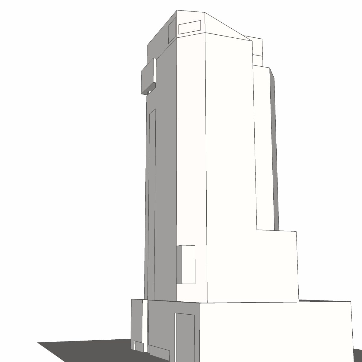 179 Turbo Street low poly 3D model_4