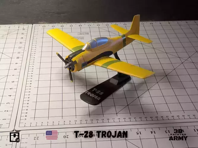 North American T-28 TROJAN - STL files for 3D printer