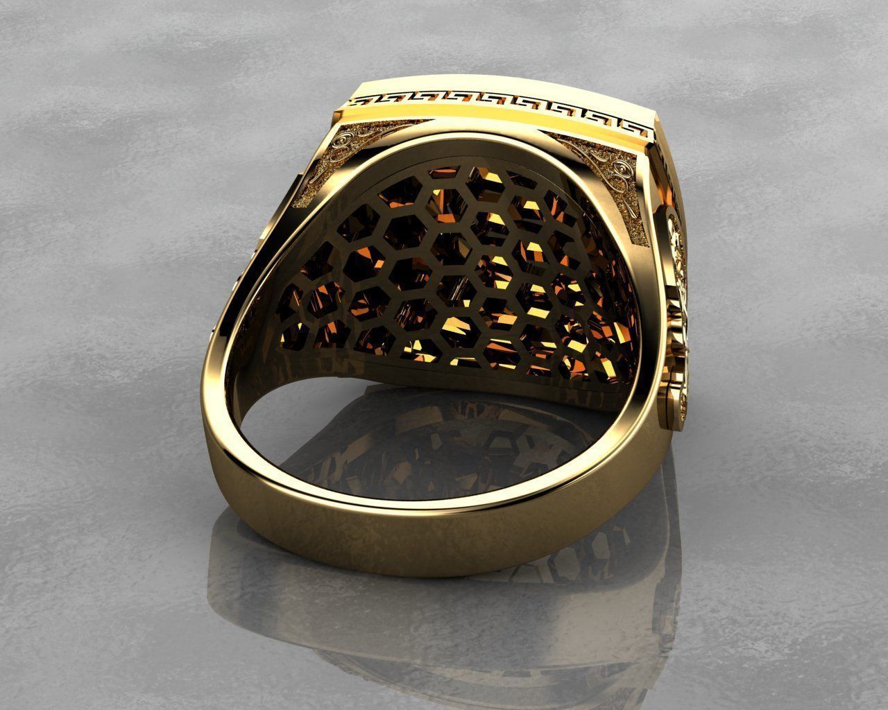 Men Ring 3D print model_3