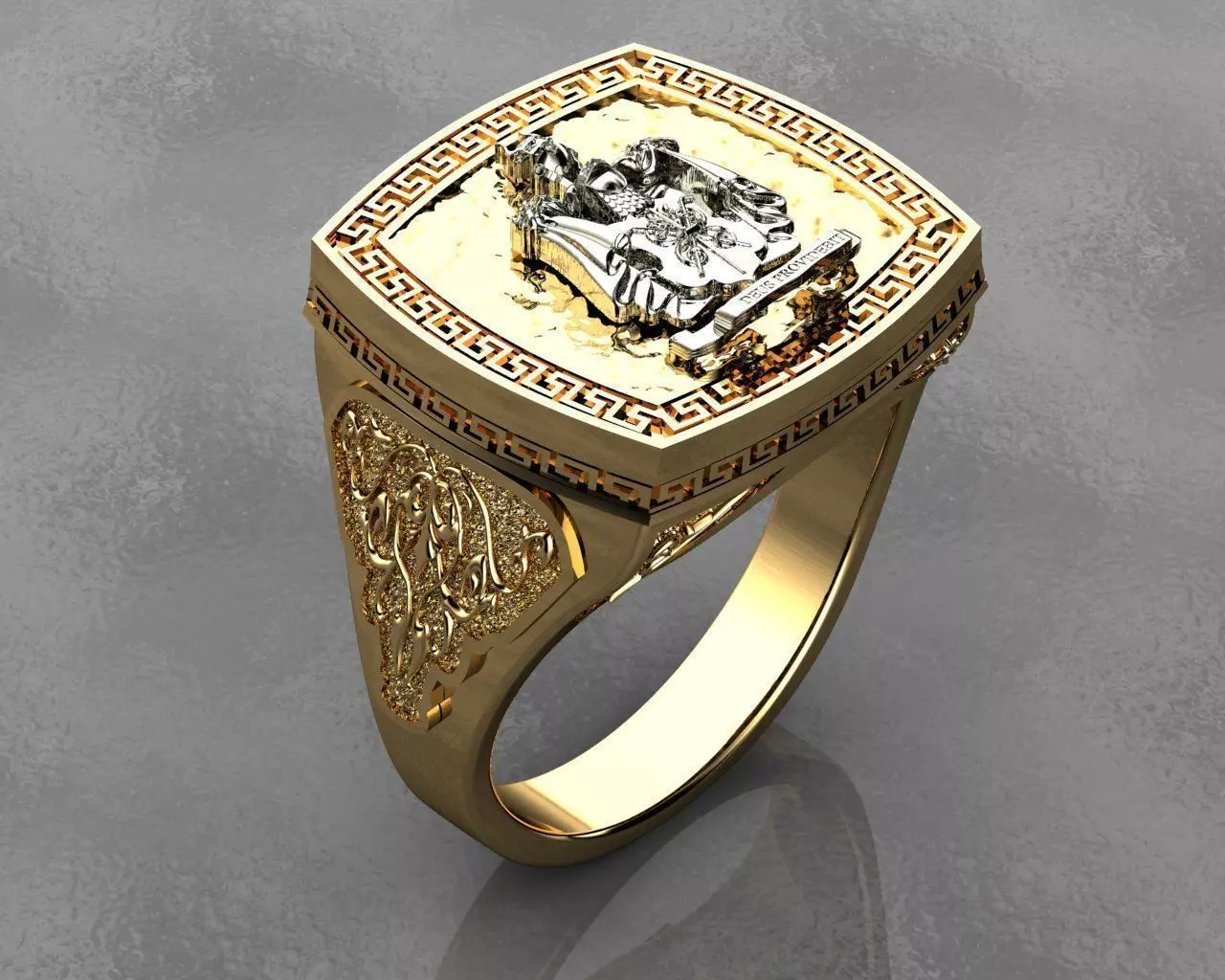 Men Ring 3D print model_0