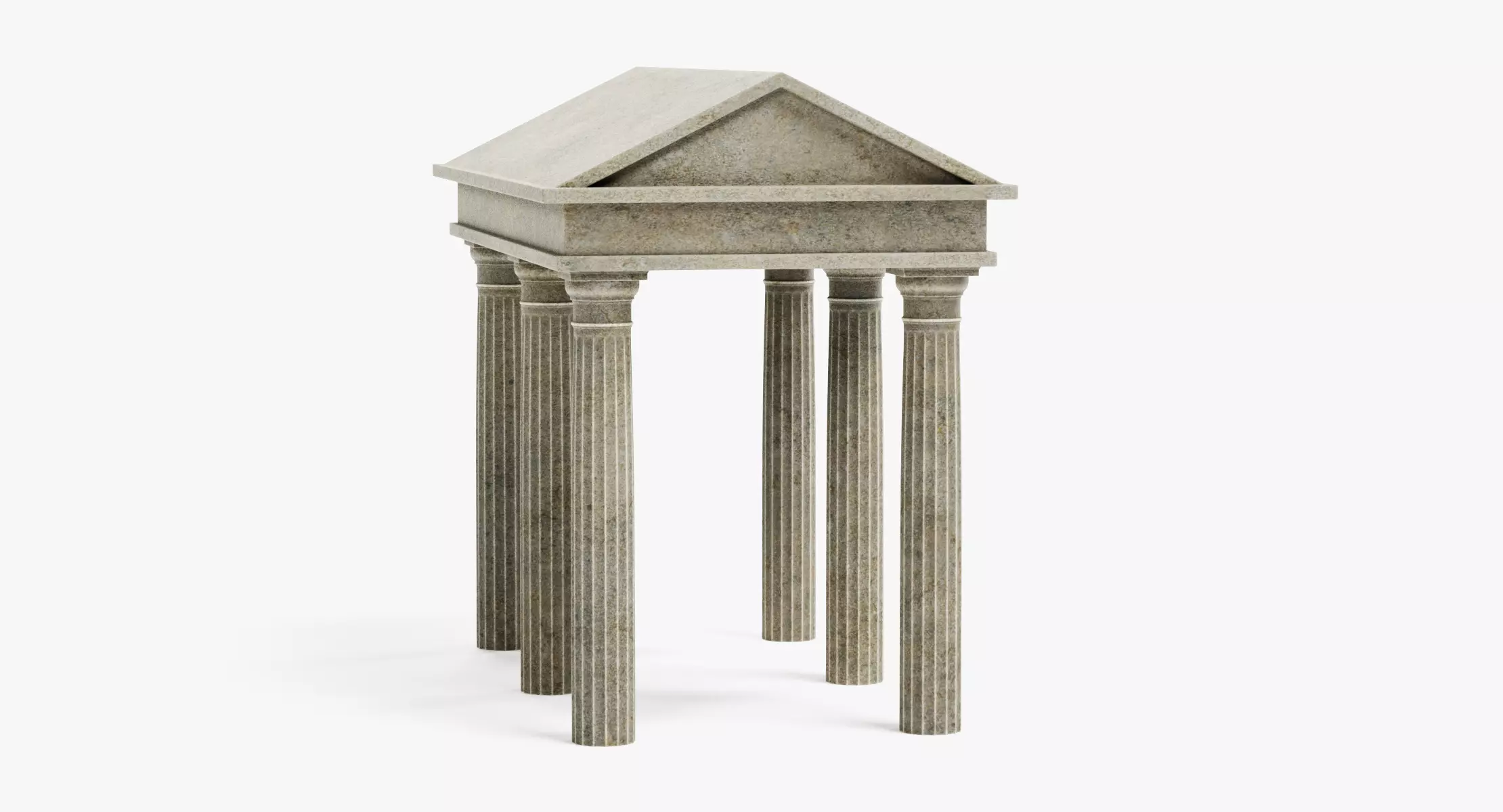 Doric Temple - Ancient Classical Shrine Architecture 3D model