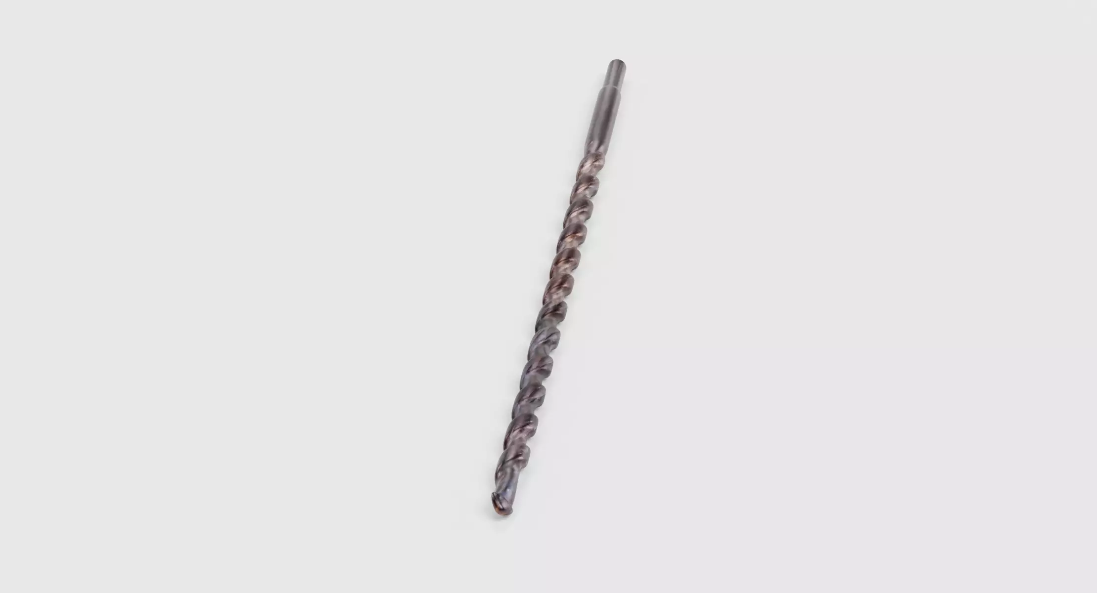 Drill V1 - Realistic Spiral Bit 3D model