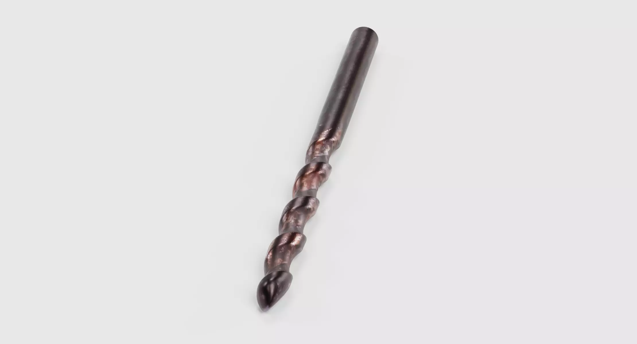 Drill V2 - Realistic Spiral Bit 3D model