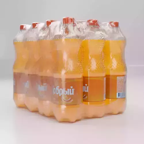 Dobry Orange soft drinks packaged