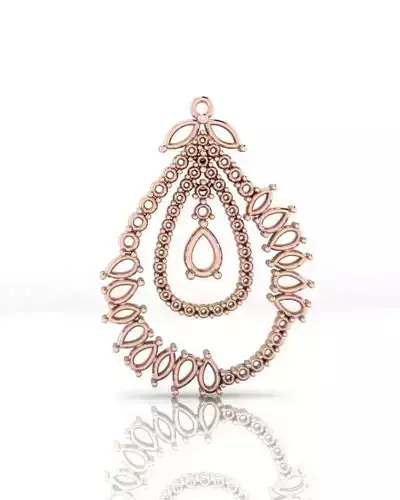 marquise and pear jewelry pendant