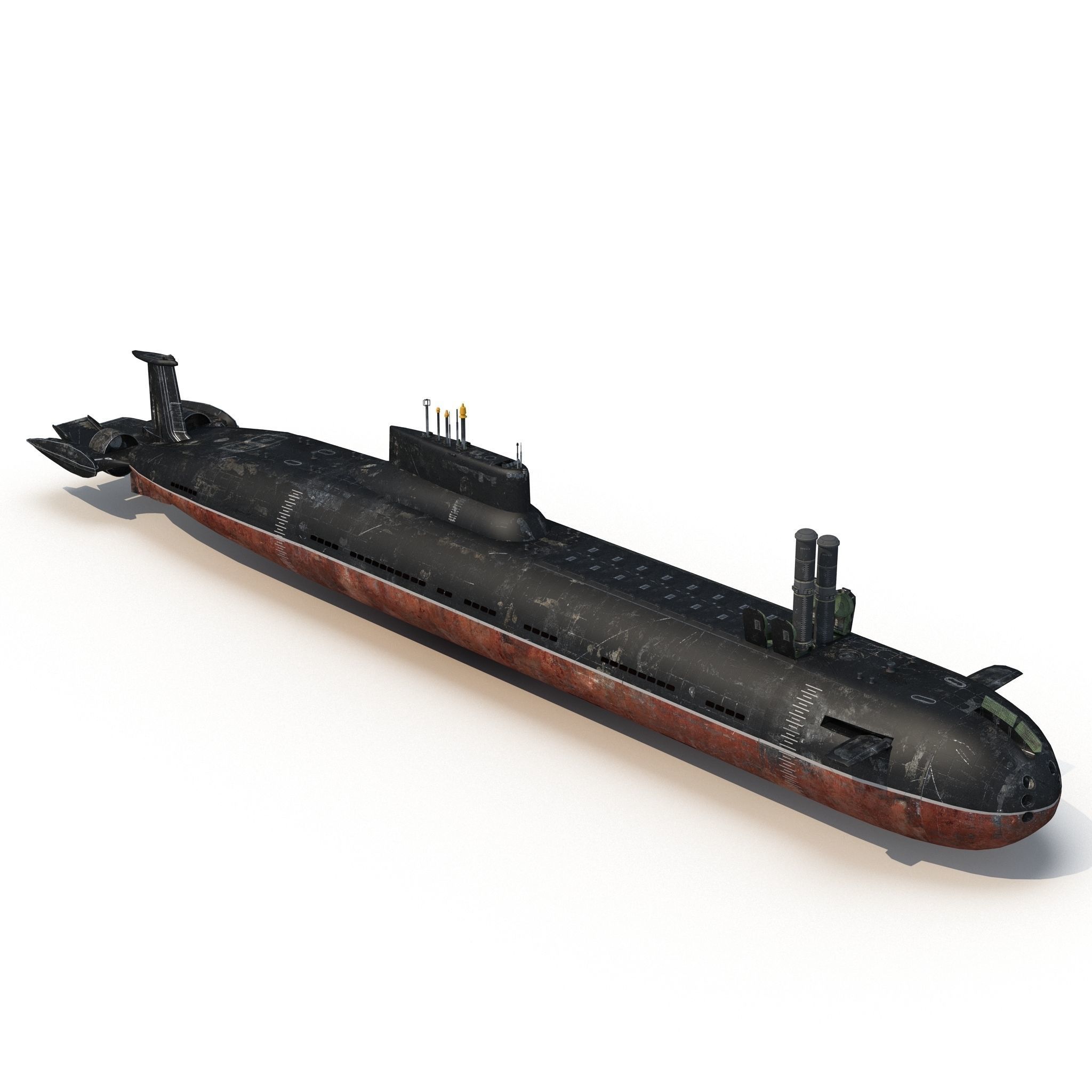 Submarine 3D model_7