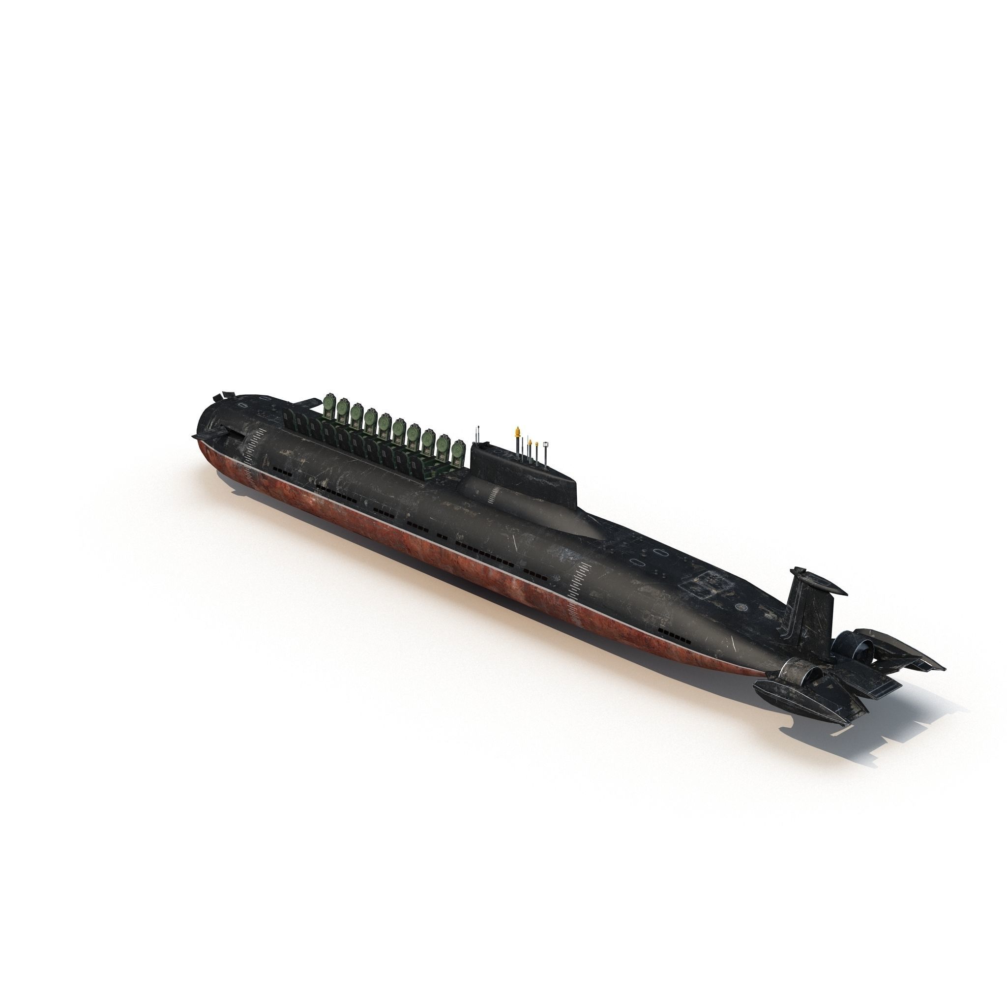 Submarine 3D model_3
