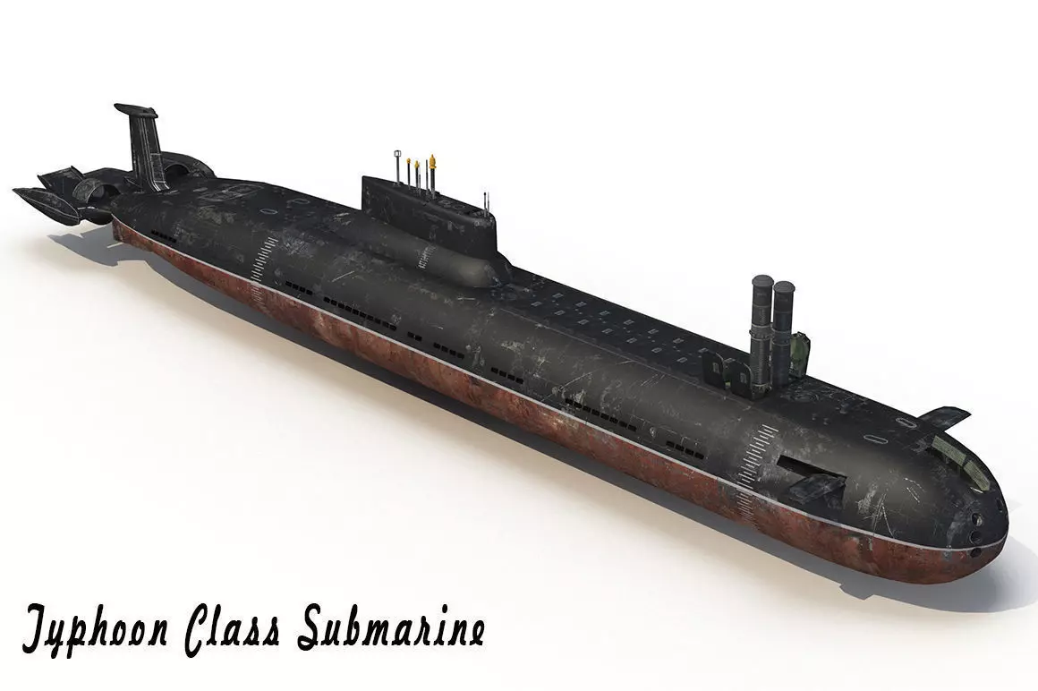 Submarine 3D model_0