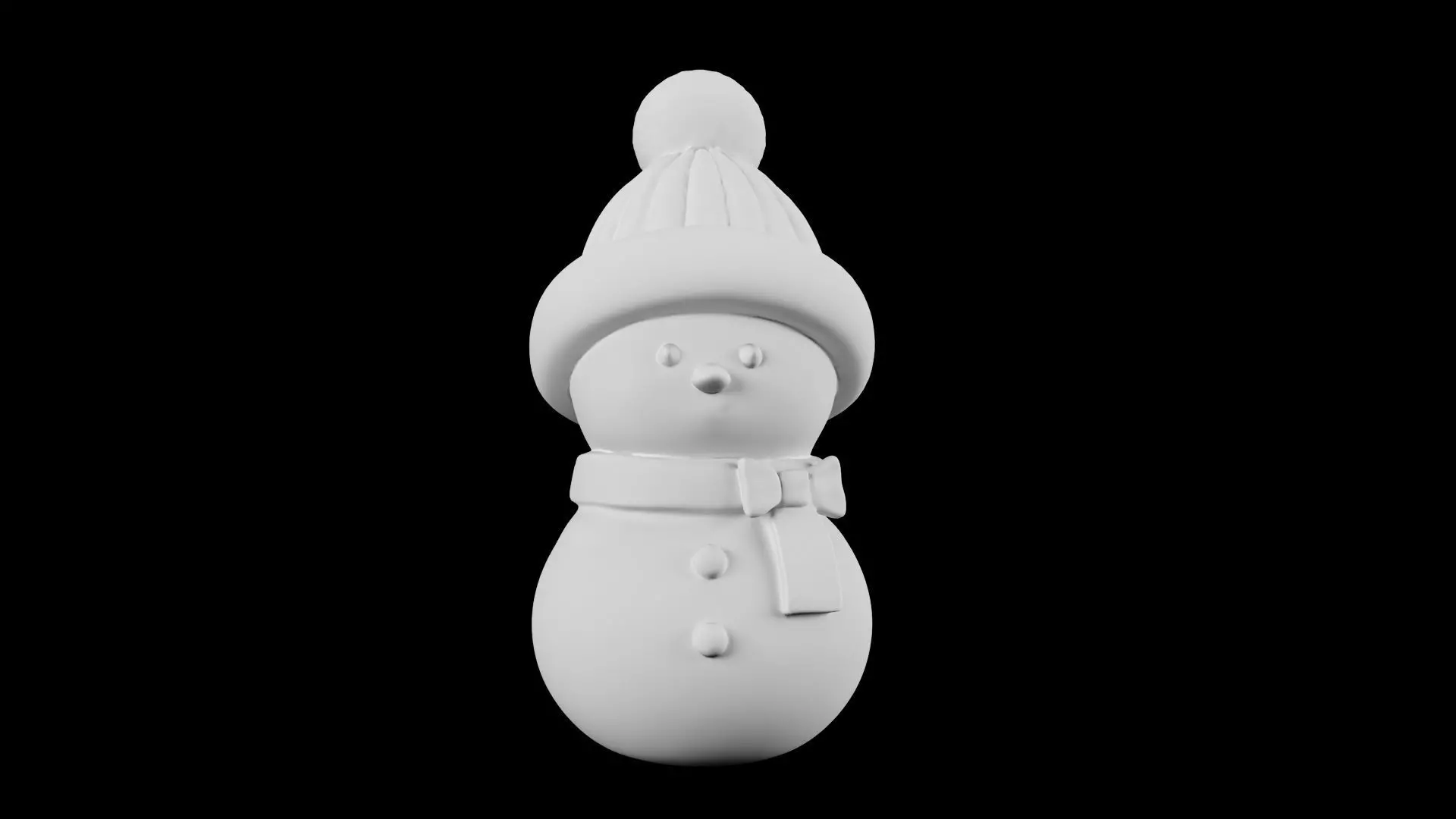 Snowman 3D print model