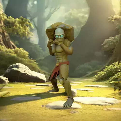 Rock Guardian Warrior model pack