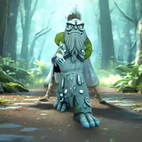 Ancient Stone Guardian model pack