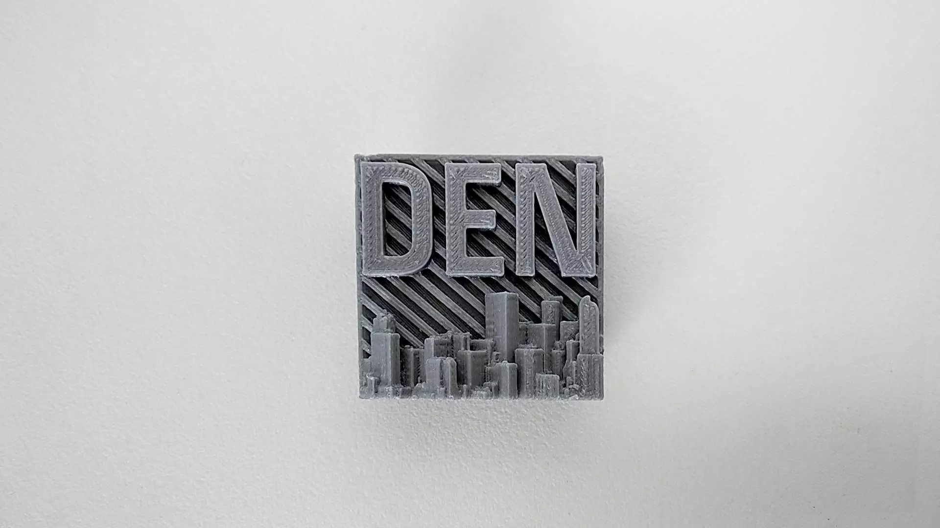 047c - Magnet - Denver Cityscape - 3D print model