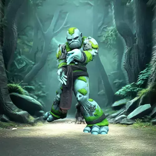 Ancient Moss Golem model pack